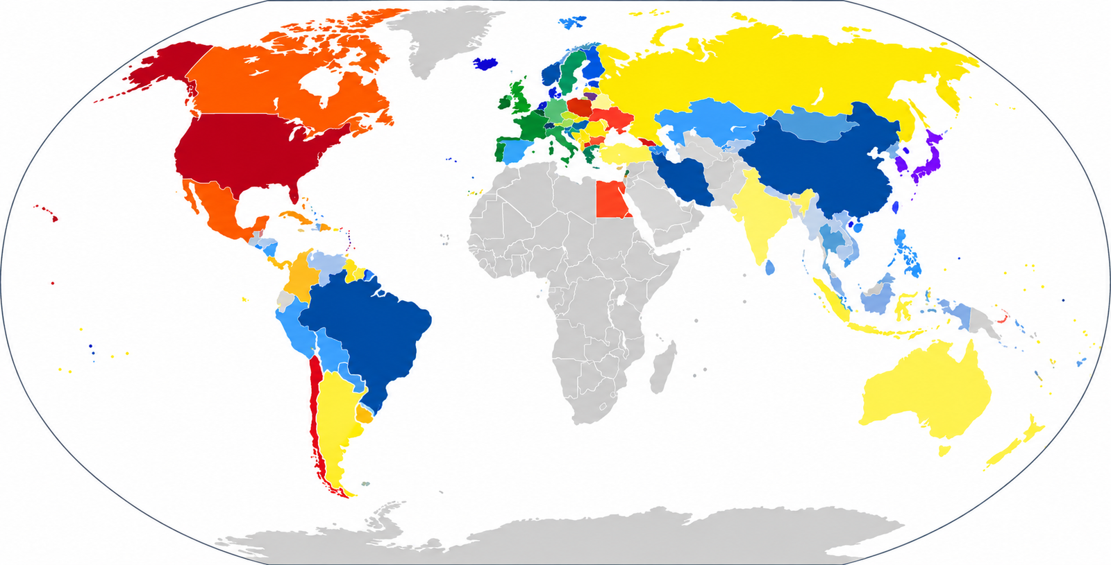 World Map of Tipping Customs